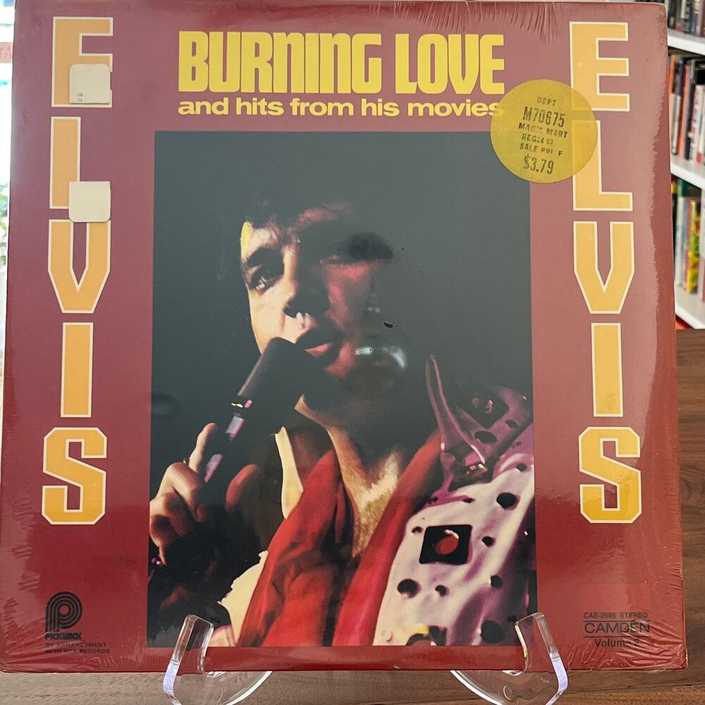 Elvis Presley Burning Love & Hits From His Movies Vol 2 LP Camden CAS2595 Sealed